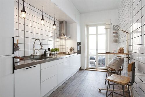 Кафель для кухни (107 фото): наклейки на стене, как выбрать панно на рабочую стенку