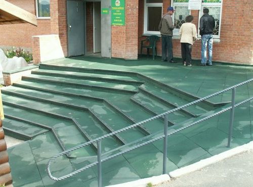 Антискользящее покрытие для крыльца
