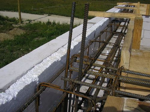 Армопояс в доме из газобетона: фото, схема, чертежи, видео инструкция