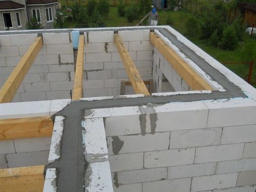 Армопояс в доме из газобетона: фото, схема, чертежи, видео инструкция
