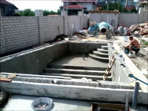 Бассейн на даче своими руками: фото, схема, видео инструкция