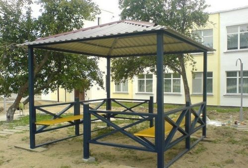 Беседка из металлопрофиля