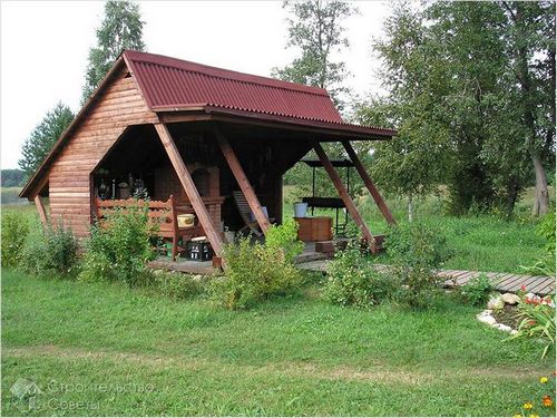 Беседка с мангалом своими руками + фото, чертежи (конструкция, беседка) Беседка с мангалом своими руками + фото, чертежи