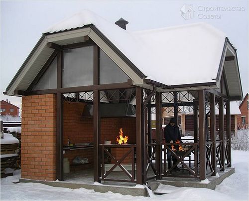 Беседка с мангалом своими руками + фото, чертежи (конструкция, беседка) Беседка с мангалом своими руками + фото, чертежи