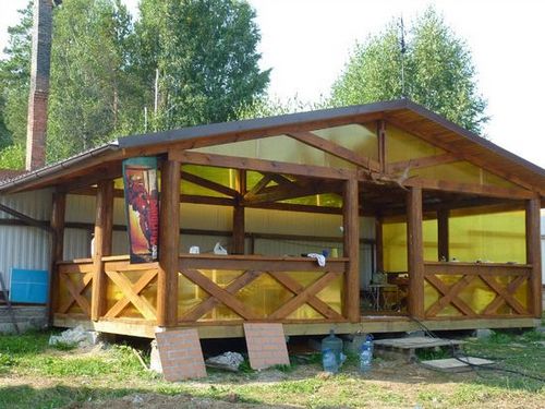 Беседки для дачи из поликарбоната + фото (беседка, дача, крыша) Беседки для дачи из поликарбоната + фото