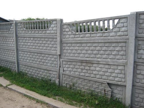 Бетонные заборы (забор, бетонный) Бетонные заборы