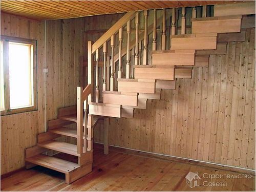 Деревянная лестница своими руками - как сделать