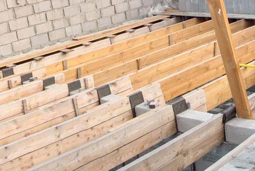 Деревянные перекрытия в доме из газобетона (перекрытие, балка) Деревянные перекрытия в доме из газобетона