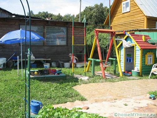 Детские площадки своими руками фото и примеры реализации (детская, площадка) Детские площадки своими руками фото и примеры реализации