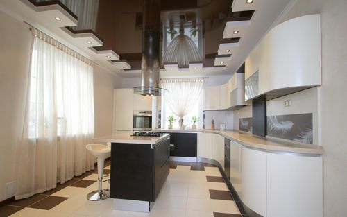Дизайн натяжных потолков для кухни (76 фото): варианты для маленькой кухни (потолок, кухня, натяжной) Дизайн натяжных потолков для кухни (76 фото): варианты для маленькой кухни
