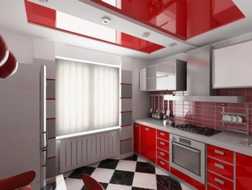 Дизайн натяжных потолков для кухни: идеи и рекомендации (кухня, потолок) Дизайн натяжных потолков для кухни: идеи и рекомендации