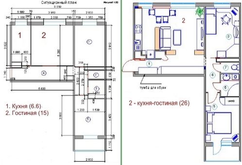 Дизайн совмещенной кухни и гостиной в хрущевке: как сделать (кухня, гостиная) Дизайн совмещенной кухни и гостиной в хрущевке: как сделать
