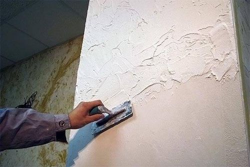 Фактурная штукатурка из обычной шпаклевки своими руками