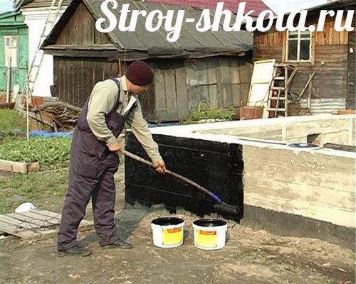 Гидроизоляция фундамента своими руками - подробная методика. Узнайте! (гидроизоляция, фундамент) Гидроизоляция фундамента своими руками - подробная методика. Узнайте!