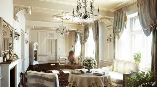 Интерьер гостиной в классическом стиле (83 фото): «классика» и «неоклассика» для типовой комнаты, модные тенденции - 2018 в оформлении зала, красивые примеры