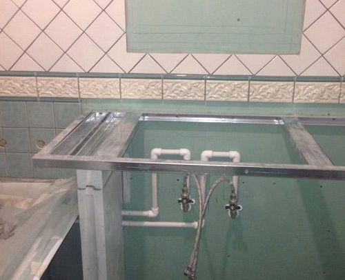 Из чего сделать столешницу в ванной