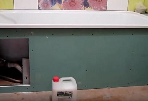 Экран под ванну своими руками: как лучше сделать, установить