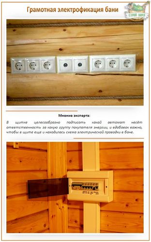 Электропроводка в бане - схемы, монтаж, правила безопасности (баня, электропроводка) Электропроводка в бане - схемы, монтаж, правила безопасности