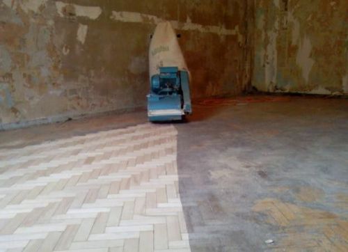 Как отциклевать пол в квартире