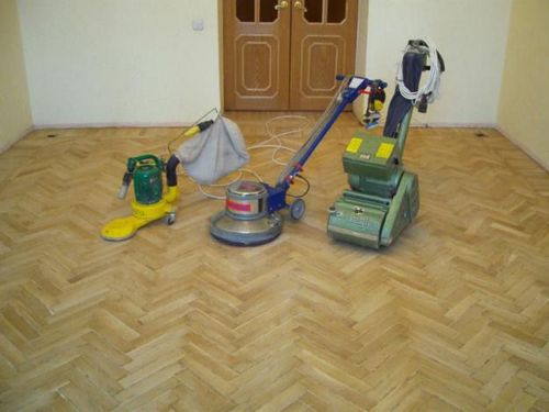 Как отциклевать пол в квартире
