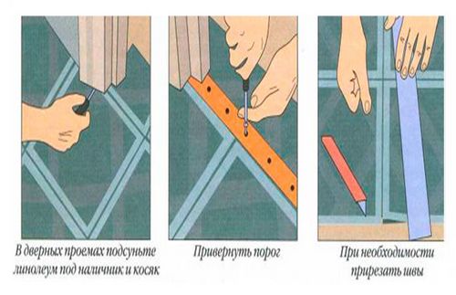 Как постелить линолеум на деревянный пол (линолеум, покрытие) Как постелить линолеум на деревянный пол