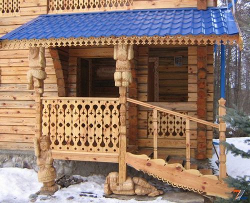 Как сделать перила на крыльце