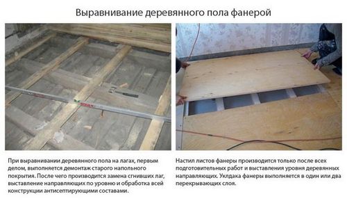 Как выровнять пол в деревянном доме: выравнивание пола в частном доме