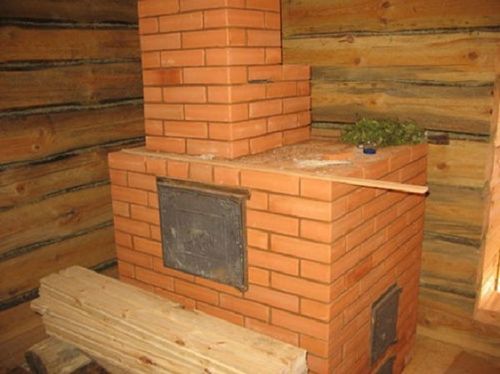 Кирпичная печь для бани с топкой (кирпичный, баня, печь) Кирпичная печь для бани с топкой