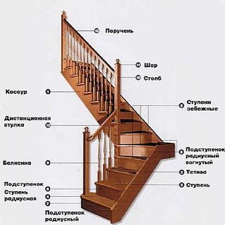 Конструктивные элементы лестницы здания: фото, расчет размеров лестничных конструкций (марша, площадки, тетивы и ограждения) (лестница, лестничный) Конструктивные элементы лестницы здания: фото, расчет размеров лестничных конструкций (марша, площадки, тетивы и ограждения)