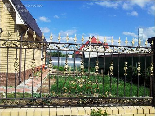 Кованый забор своими руками - методы изготовления (+фото) (забор, кованый) Кованый забор своими руками - методы изготовления (+фото)