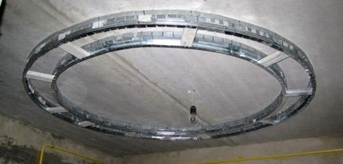 Круглый потолок из гипсокартона - особенности и порядок монтажа