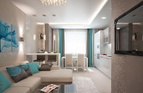 Кухня-гостиная 15 квадратов дизайн: фото кв. м, планировка метров, квадратный проект, совмещенный интерьер (кухня, правильный) Кухня-гостиная 15 квадратов дизайн: фото кв. м, планировка метров, квадратный проект, совмещенный интерьер
