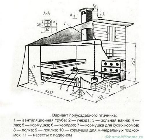 Курятник своими руками на 10 кур - пошаговая инструкция (курятник, стен) Курятник своими руками на 10 кур - пошаговая инструкция