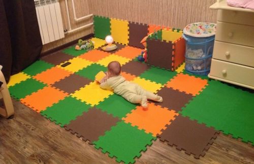 Мягкий пол для детских комнат: пазлы - виды, плюсы и минусы, состав, укладка, уход
