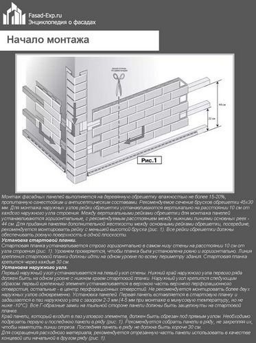 Монтаж фасадных панелей своими руками - пошаговые инструкции! (панель, установка) Монтаж фасадных панелей своими руками - пошаговые инструкции!