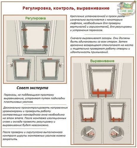Монтаж и установка мансардных окон своими руками - технология работ (окно, установка) Монтаж и установка мансардных окон своими руками - технология работ