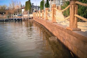 Надёжное и гармоничное укрепление берега водоёма