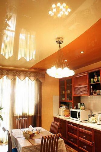 Натяжной потолок на кухне - отзывы и недостатки (75 фото): есть ли проблемы с сатиновым потолком (потолок, кухня) Натяжной потолок на кухне - отзывы и недостатки (75 фото): есть ли проблемы с сатиновым потолком