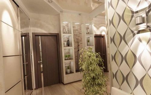 Обои в коридор в квартире фото: отделка камнем, для маленького узкого коридора, какие выбрать, жидкие в хрущевке, для стен прихожих, видео (обои, коридор, камень) Обои в коридор в квартире фото: отделка камнем, для маленького узкого коридора, какие выбрать, жидкие в хрущевке, для стен прихожих, видео
