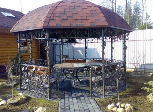 Оформление беседки на даче своими руками + фото