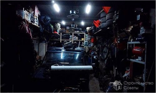 Освещение в гараже своими руками - обустройство внутреннего освещения гаража + фото (светильник, гараж) Освещение в гараже своими руками - обустройство внутреннего освещения гаража + фото
