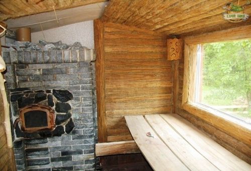 Отделка бани внутри - фото подборка интересных вариантов