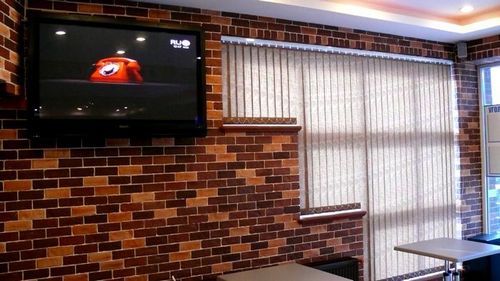 Отделка прихожей декоративным камнем и обоями: фото (камень, декоративный) Отделка прихожей декоративным камнем и обоями: фото