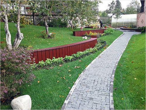 Подпорная стенка своими руками - виды подпорных стенок (+фото,схемы) (стенка, камень) Подпорная стенка своими руками - виды подпорных стенок (+фото,схемы)