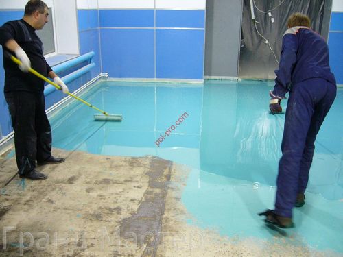 Монтаж полимерных наливных полов (пол, наливной) Монтаж полимерных наливных полов