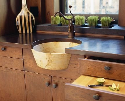 Раковины из натурального и искусственного камня: плюсы и минусы