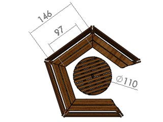 Размеры беседок для дачи: 4х4, 6х6, 3х3, 3х4, 5х5 