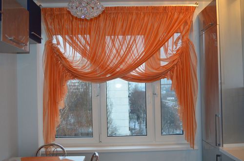 Шторы для кухни - новинки дизайна 2018 года (84 фото): новое направление оформления кухонных портьер