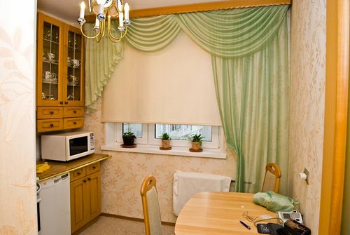 Шторы для кухни - новинки дизайна 2018 года (84 фото): новое направление оформления кухонных портьер