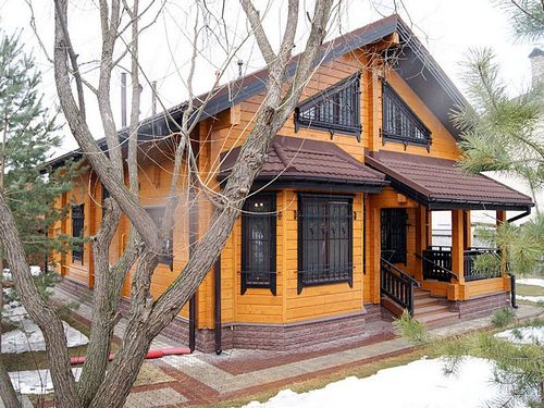Срубы домов из бруса: (7 фото), обычный брус, профилированный, клееный, своими руками, одноэтажный, под усадку. Цены - ЭтотДом